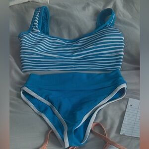 LainSnow Cobalt Stripe Bikini